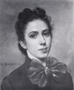 William-Adolphe BOUGUEREAU (1825-1905). Portrait de femme. Toile. 
46 × 38...
