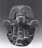 Sifflets Tairona (Colombie, 300-1500 après J.-C.). 
Sifflet représentant une gueule...