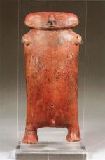 Grelot Quimbaya (Colombie, 200-1000 après J.-C.). 
Céramique anthropomorphe représentant un...
