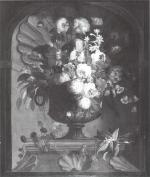 Simon HARDIMÉ (Anvers, vers 1664 -Londres, 1734). Vases de fleurs...