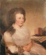 Gilbert STUART (North Kingston, 1755 -Boston, 1828). 
Portrait d'une belle...
