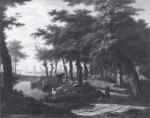 SWAGERS Frans (1756-1836). 
Paysage hollandais. 
Toile. Signée en bas à...