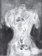 MASSON André (1896-1987). 
Vénus sans tête. 
Huile sur toile, signée...