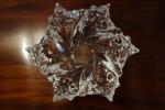 LALIQUE. COUPE HEXAGONALE en cristal formé de six conques en...