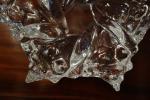 LALIQUE. COUPE HEXAGONALE en cristal formé de six conques en...
