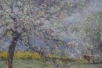 Fernand MAILLAUD (1862-1948)Les Lavandières.Huile sur toile, signée en bas à...
