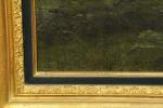 Émile ISENBART (1846-1921)Dolmen.Toile signée en bas gauche.58 x 92 cm