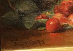 Jean Frédéric COUTY (1829-1904)Nature morte aux fruits.Huile sur toile, signée...