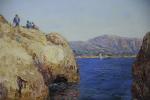Vincent MANAGO (1880  - 1936)Marseille, La calanque de Maldorme,...
