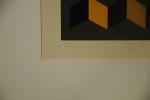 Victor VASARELY (1906-1997).Six estampes en couleur.Numérotées 62/250 et signées.64 x...