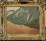 Roger CHASTEL (1897-1981)Montagnes.Toile signée en bas à droite.54 x 66...