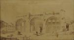 Grégoire Isidore FLACHERON  (1806-1873)Rome, Basilique Saint-Laurent-Hors-Les-Murs.Le Temple de la...