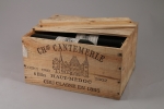 HAUT-MÉDOC. Château Cantemerle, 2002. 6 bouteilles. Caisse bois (ouverte pour...