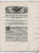 [ACADÉMIES et ÉCOLE GRATUITE DE DESSIN] - Lettres patentes, déclaration...
