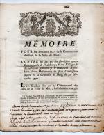 [JUIFS] - Lettres patentes, édit et proclamation du roi, mémoires...