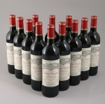 SAINT-ESTÈPHE. Château Calon Ségur, 1998. 12 bouteilles. Caisse bois (ouverte...