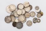 FRANCE. 27 monnaies en argent, comprenant :- 19 pièces de...