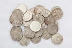 FRANCE, 30 pièces en argent, comprenant :- 7 pièces de...