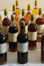 Château YQUEM.Grande verticale de 67 bouteilles étiquetées de 1933 à...