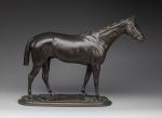 Pierre LENORDEZ (Waast, 1815-1892)"Vermout".Bronze patiné, signé P. Lenordez et V....