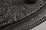 Pierre LENORDEZ (Waast, 1815-1892)"Vermout".Bronze patiné, signé P. Lenordez et V....