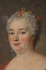 Alexis Simon BELLE (Paris, 1674-1734), attribué à.Deux portraits de deux...