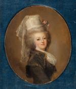 Adolf-Ulrich WERTMÜLLER (Stockholm, 1751 - États-Unis, 1811) Portrait de Marie...