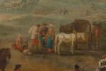 Matthys SCHOEVAERDTS (Bruxelles vers 1665 - après 1702)Cavaliers et paysans...