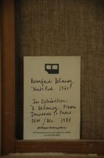 Beauford DELANEY (Knoxville, 1901 - Paris, 1979)Composition.Toile marquée "Beauford Delaney...