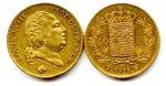 Lot de deux pièces 40 Francs Louis XVIII 1816 Bayonne...
