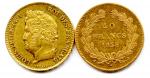 Lot de deux pièces 40 Francs Louis-Philippe Ier 1832 Rouen...