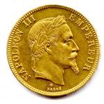Napoléon III (tête laurée) 100 Francs 1862 Strasbourg. Très beau/Superbe.