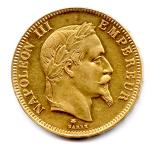 Napoléon III (tête laurée) 100 Francs 1864 Paris. Superbe.