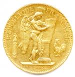 IIIe République (1871-1940) 100 Francs or (Dieu protège la France)...