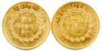 Lot de deux pièces IIIe République : 100 Francs or:...