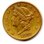 Etats Unis d'Amérique 20 Dollars (tête de Liberté) 1883 San...