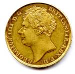 Grande Bretagne George IV Double-souverain 1823 - an IV. TB.