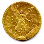 Mexique pièce de 50 pesos (37.50 g d'or pur) 1929....