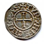 Les Carolingiens - Eudes (888-898) Denier de Tours au monogramme....