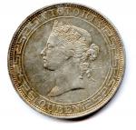 Hong Kong - Victoria (1841-1901) Dollar en argent 1866. Dav....