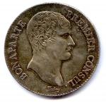 Bonaparte Premier Consul (1799-1804)5 Francs argent an XI Paris. Très...