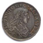 France. Louis XIV (1643-1715)Demi-écu dargent au buste juvénile 1662 (croissant/couronne)...