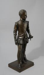 François Joseph BOSIO (Monaco, 1768 - Paris, 1845)Henri IV enfant.Bronze...