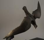 Lucien Charles Edouard ALLIOT (1877-1967)La mouette.Bronze patiné et signé sur...