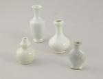 CHINE. 4 petits vases en porcelaine monochrome blanche.
Fin XIXe.
Haut. de...