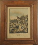 Philibert-Louis DEBUCOURT (1755-1832)"Le menuet de la mariée"."La noce au château".Paire...