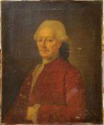 École FRANÇAISE du XVIIIème.Charles-Andras, comte de Marcy, 1780.Huile sur toile.73,5...