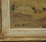 Louis DINET (XXe)Paysage provençal.Panneau signé en bas à gauche.37,5 x...