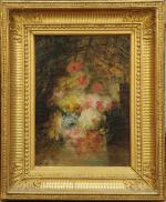 Georges CHONÉ (né en 1819, actif au XIXème) Bouquet de...