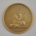 [LOUIS XIV]. Médaille commémorative: "Ludovicus XIIII Rex Christianissimus" par Molart....
